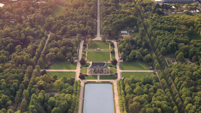 Dresden Park Großer Garten von oben