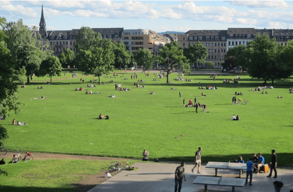 Dresden Alaunpark Überblick