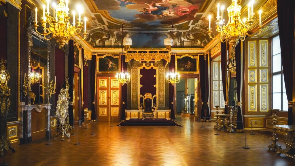 Paradegemach im Residenzschloss Dresden