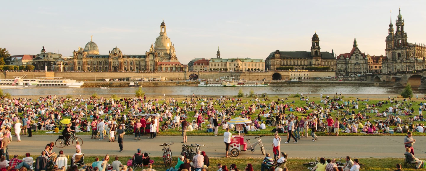 Canaletto-Stadtfest am Elbufer