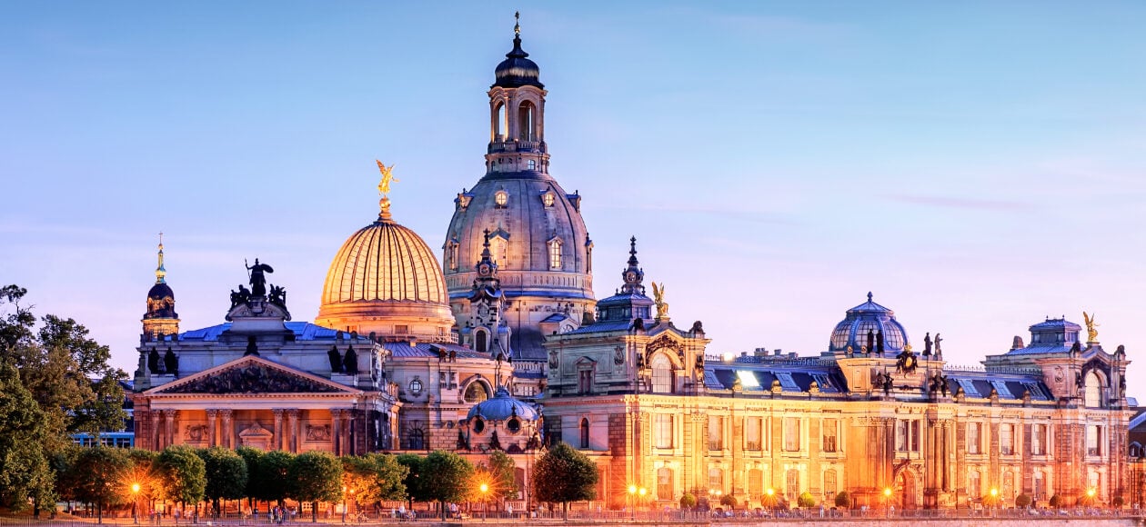 Altstadt-Silhouette Dresden mit der Frauenkirche
