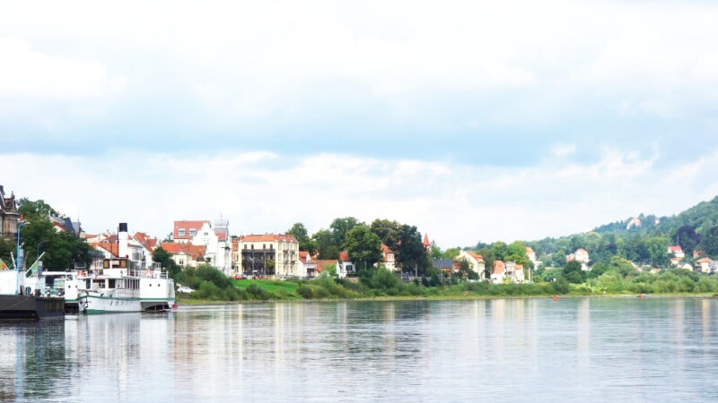 Blick auf Dresden Laubegast