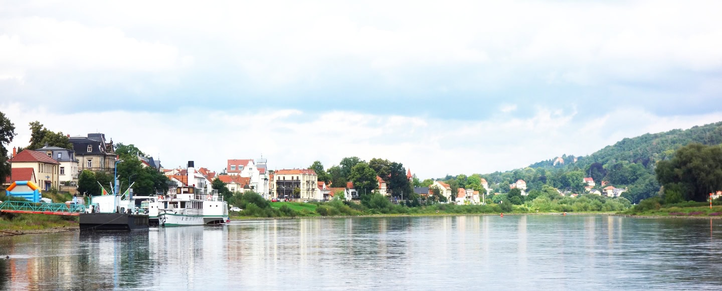 Blick auf Dresden Laubegast