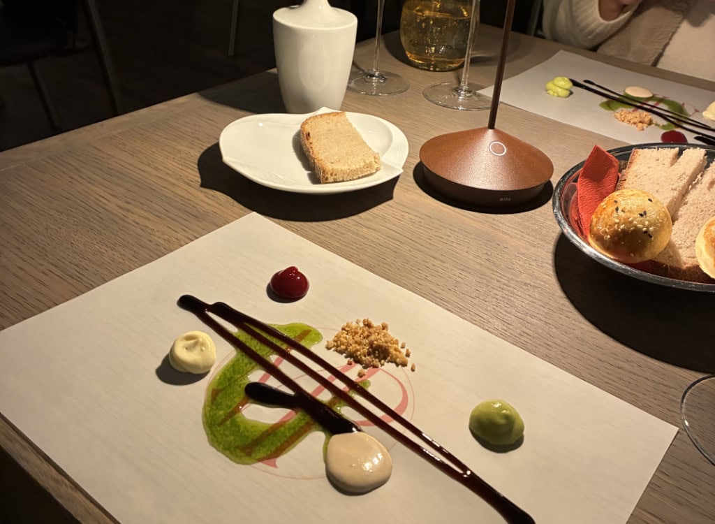 Speisen des Restaurants „Feine Kost" von Sternekoch Mario Pattis