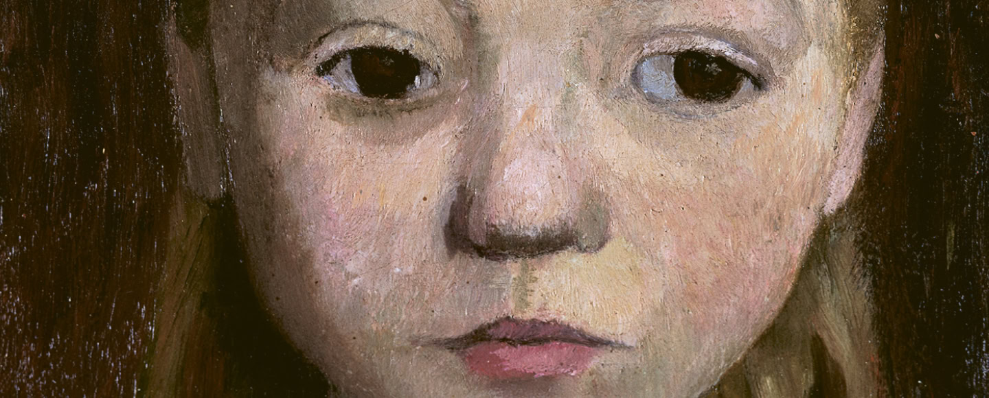 Puala Modersohn-Becker: Bild eines Mädchenkopfes, circa 1905