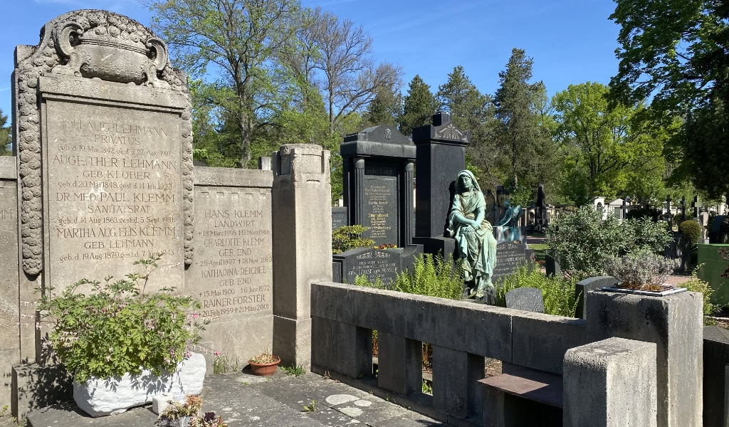 Grabmale des Johannisfriedhof im Dresdner Stadtteil Tolkewitz.