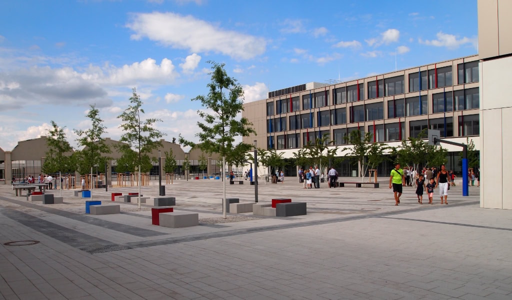 Der Schulcampus in Tolkewitz.